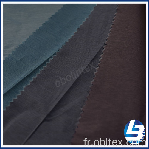 Tissu cationique de polyester / nylon Obl20-657 pour la veste DOWN